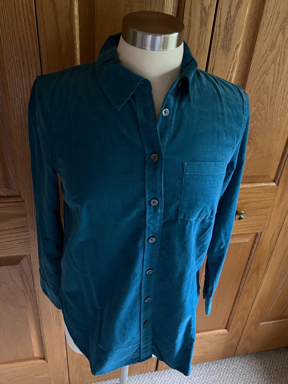 TALBOTS -- Corduroy Boyfriend Shirt -- NEW with Tag